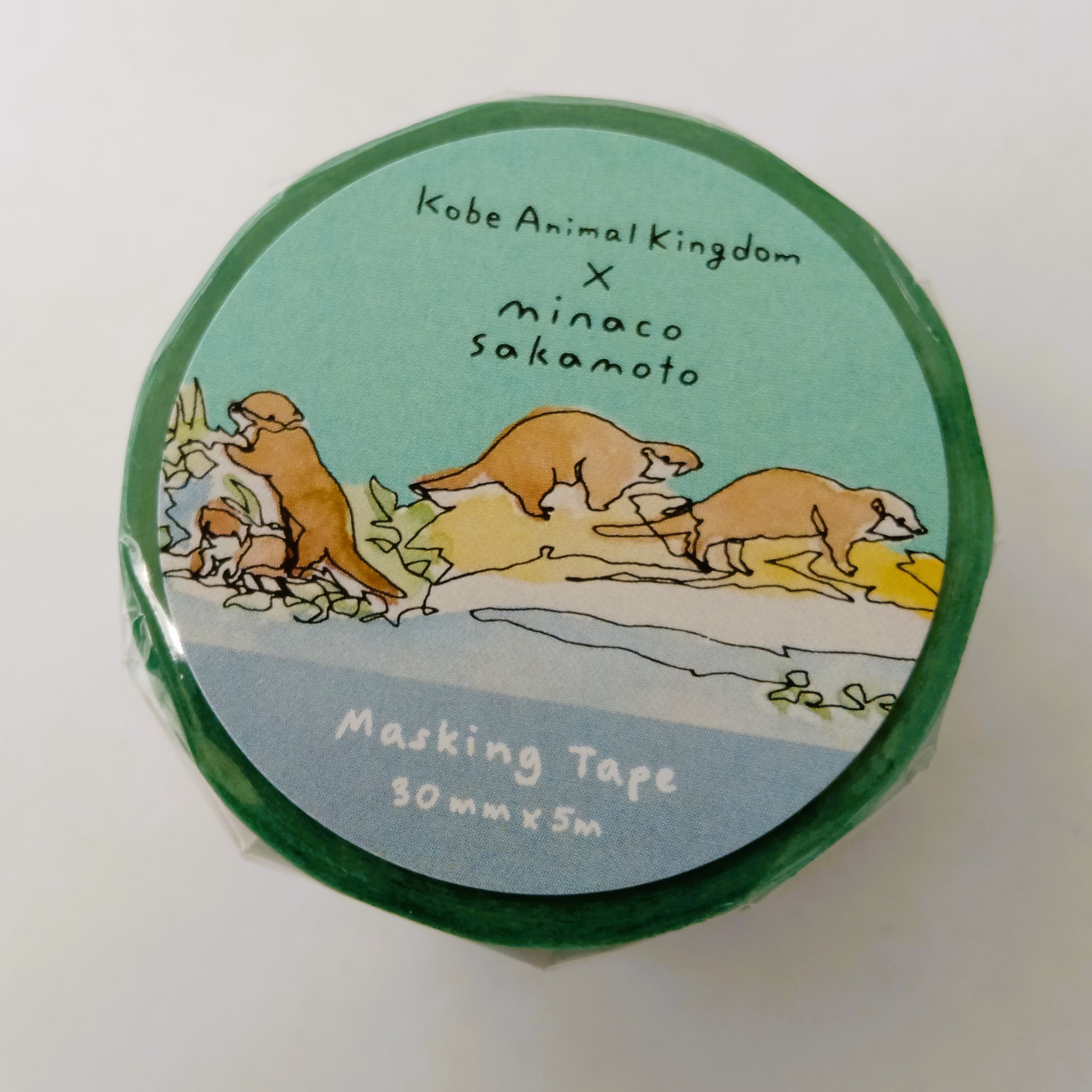 マスキングテープ 水辺のなかまたち ≪神戸どうぶつ王国 × minaco